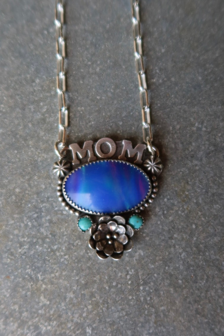 Opal Mom Necklace