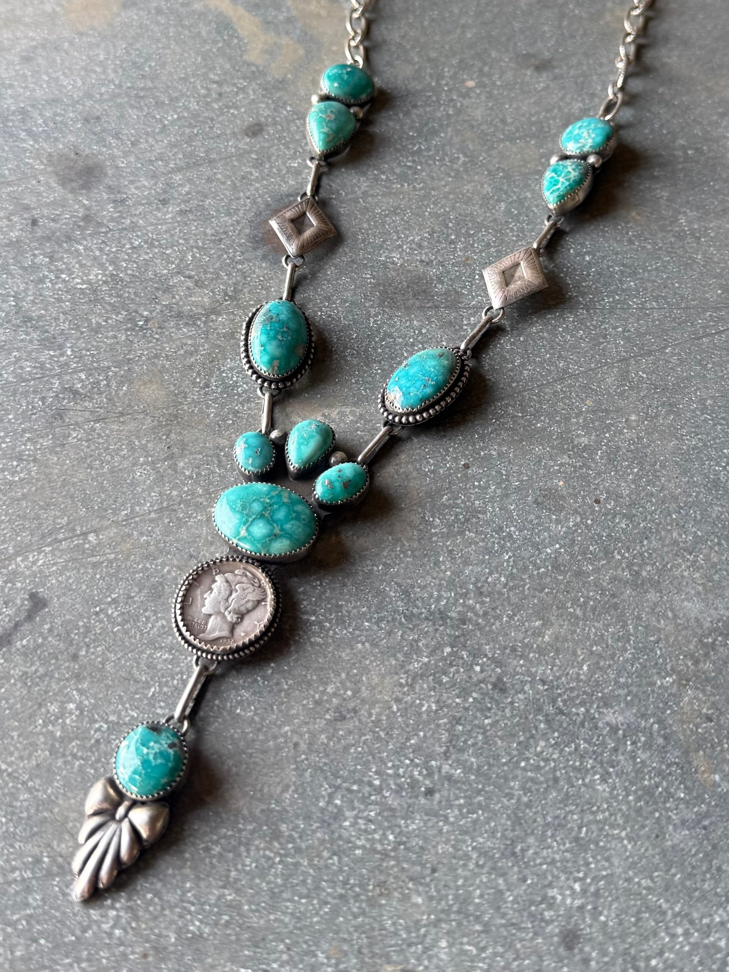 White Water Lariat Necklace