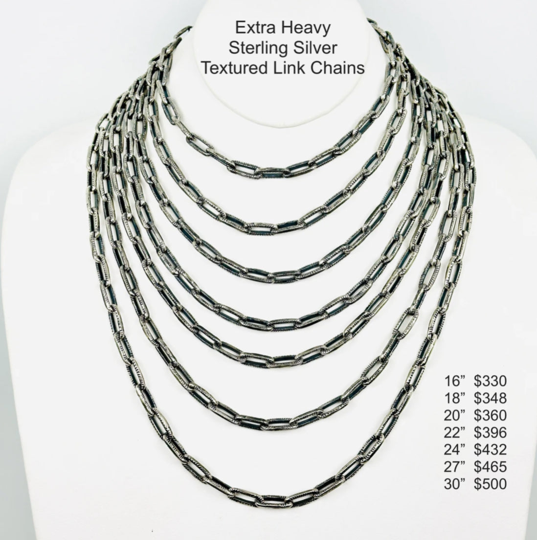 Heavy Sterling Silver Chain - MTO