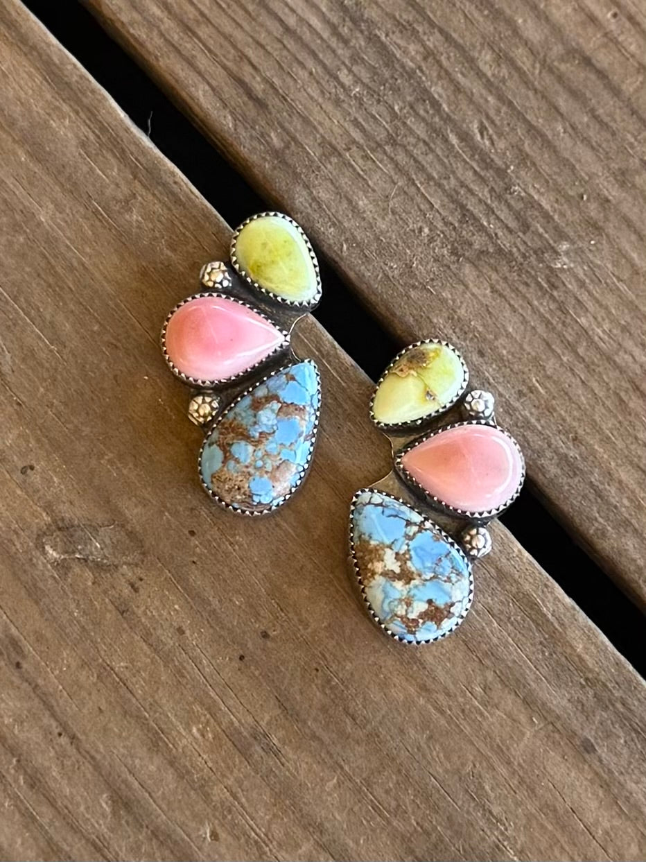 Cowgirl Candy Cluster Studs