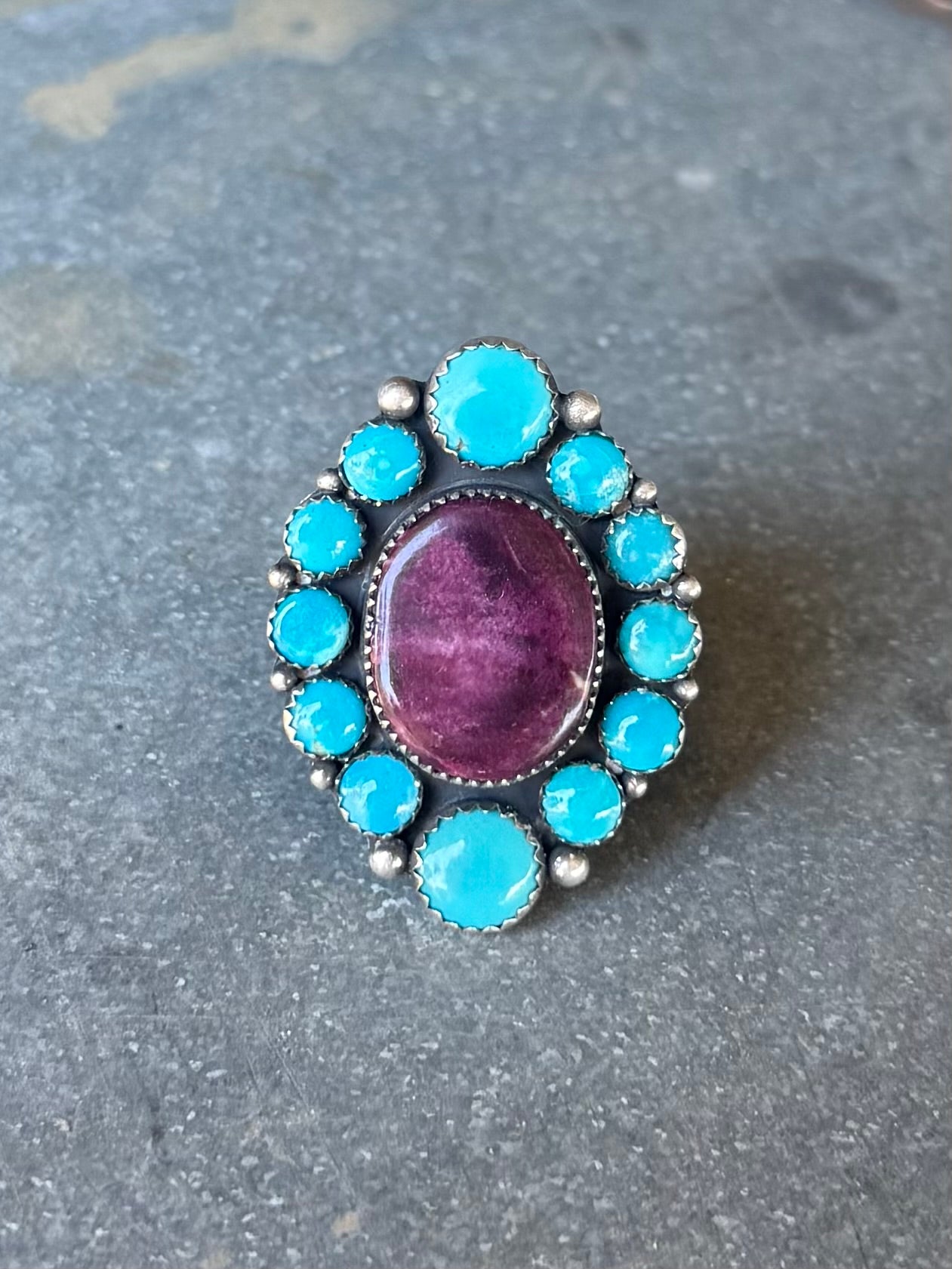 Size 8.5 Cluster Ring