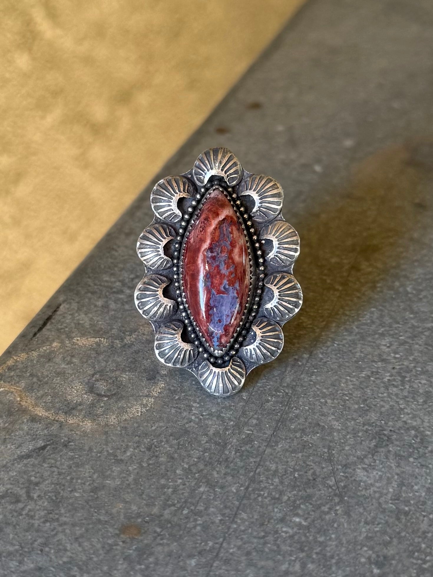 October Opal Ring Size 9