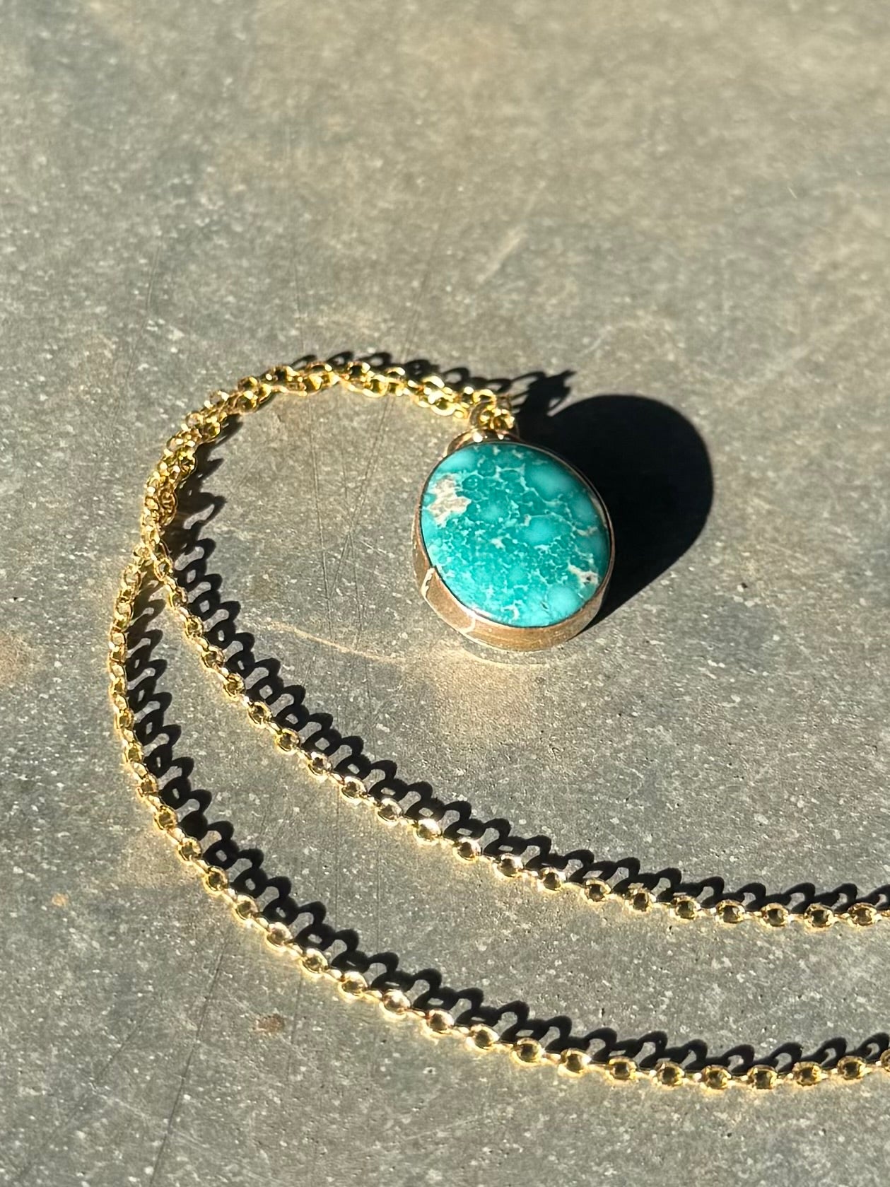 White Water Gold Filled Necklace