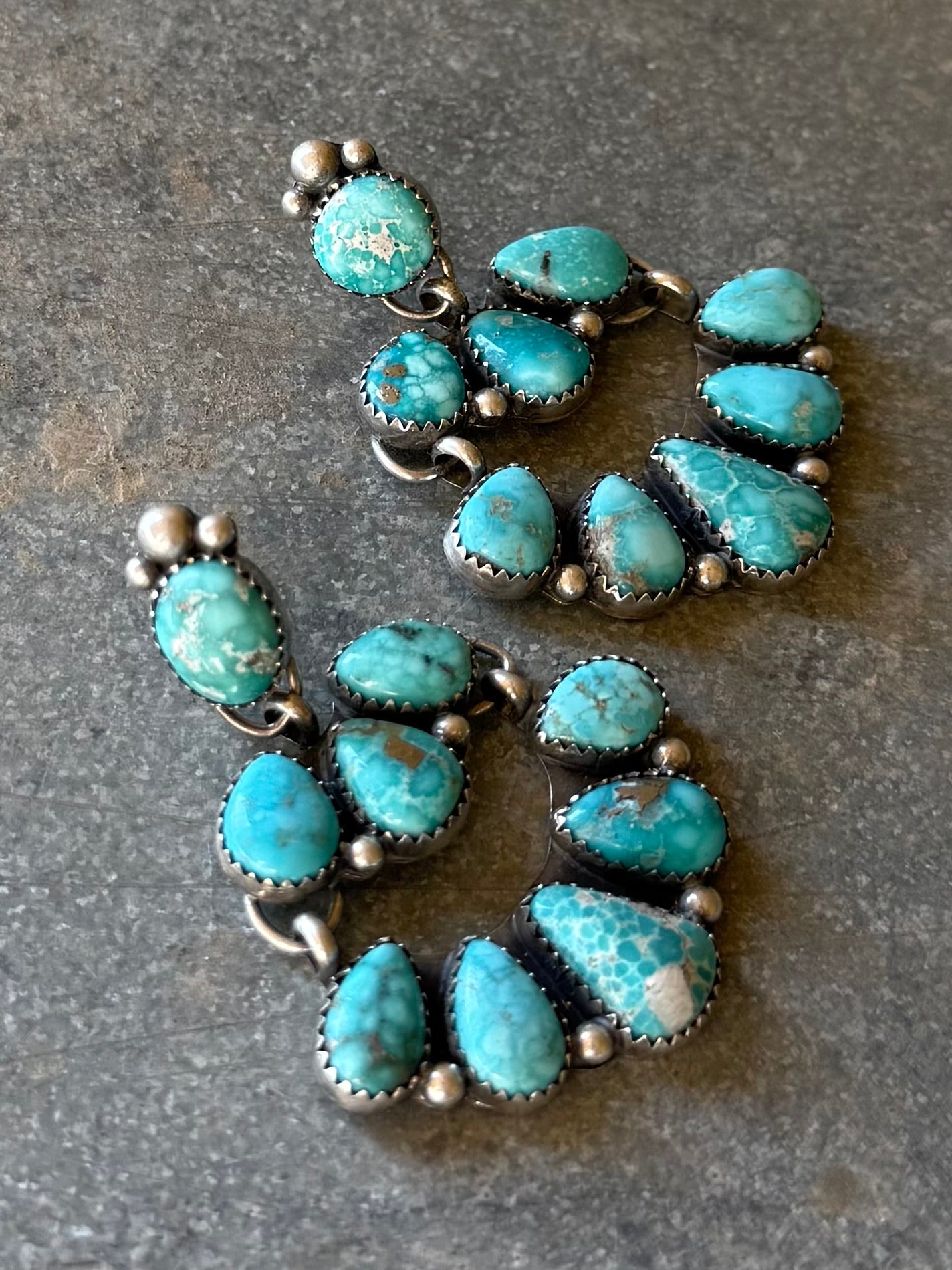 White Water Chandelier Earrings