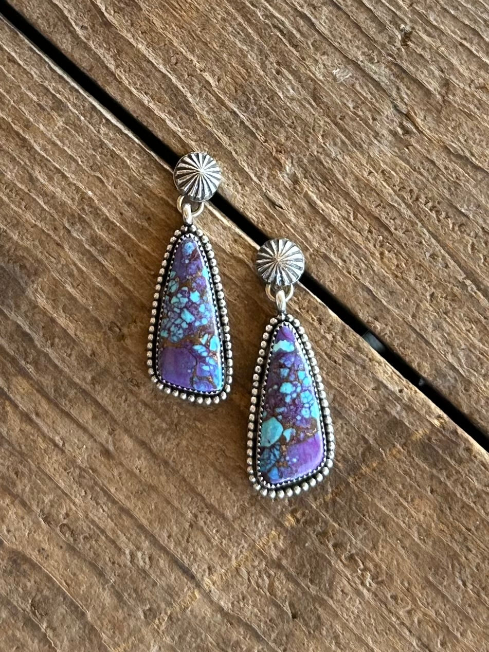 Purple Earrings