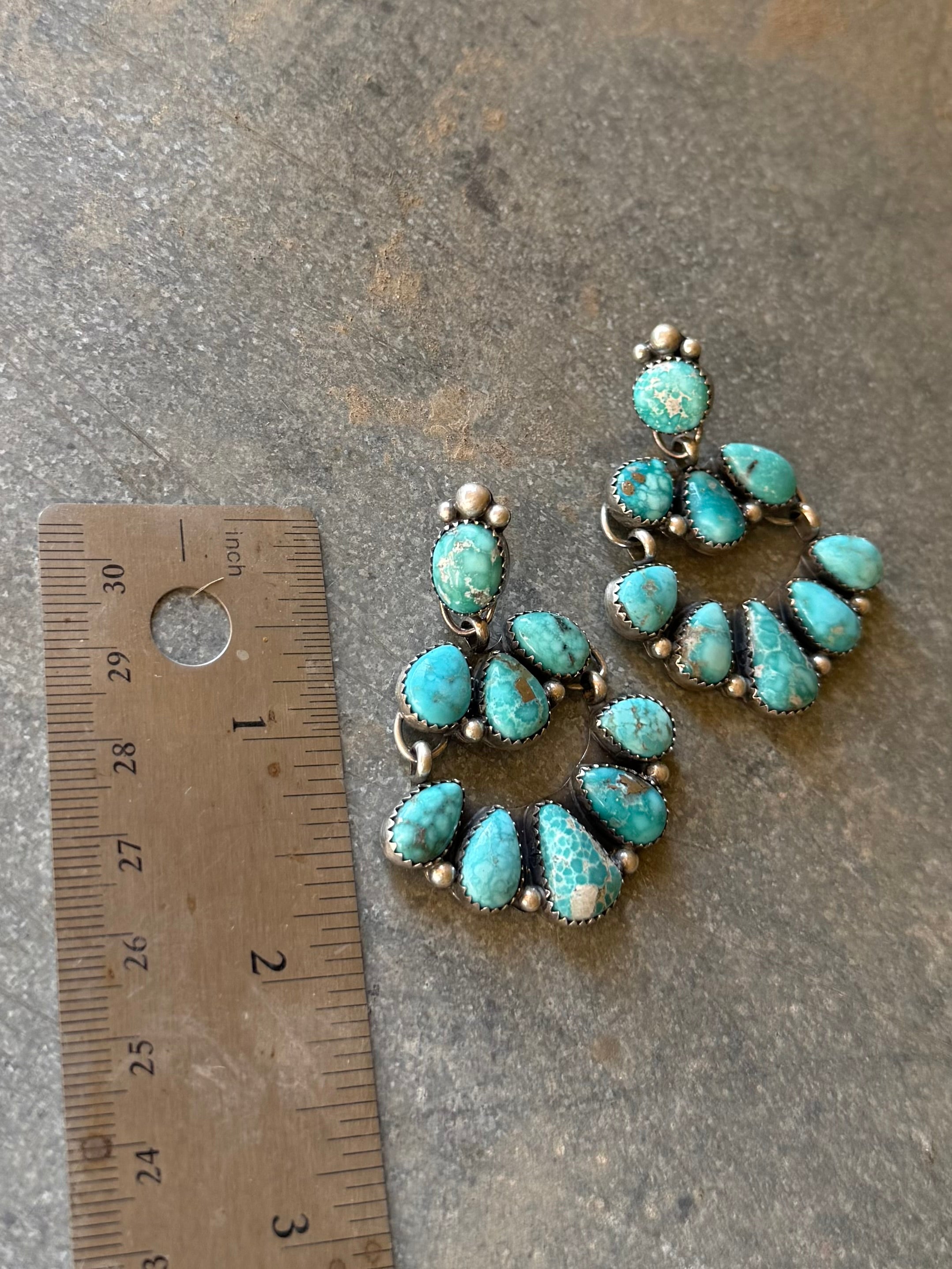 White Water Chandelier Earrings