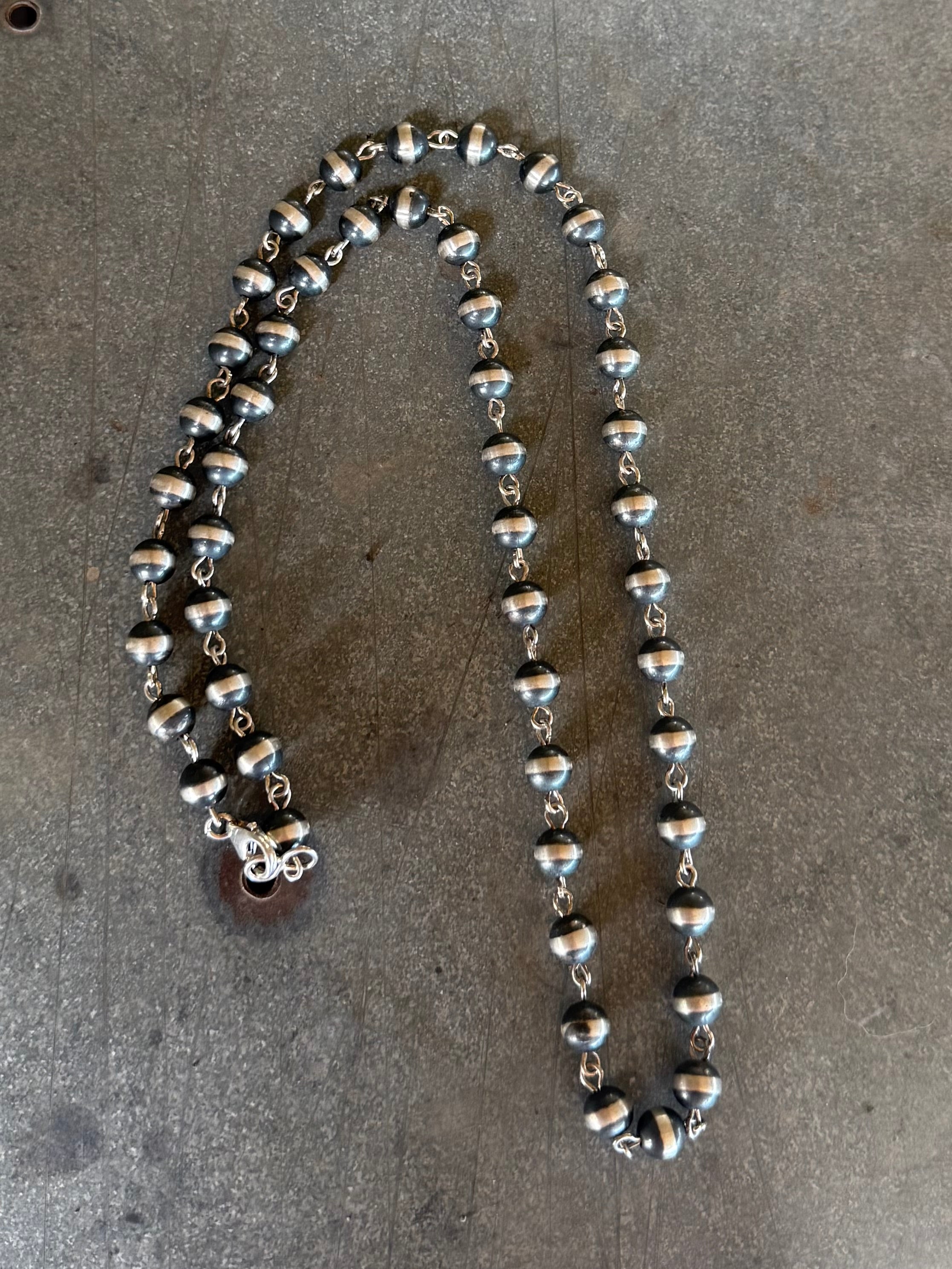 Navajo Pearl Rosary Strand 30”