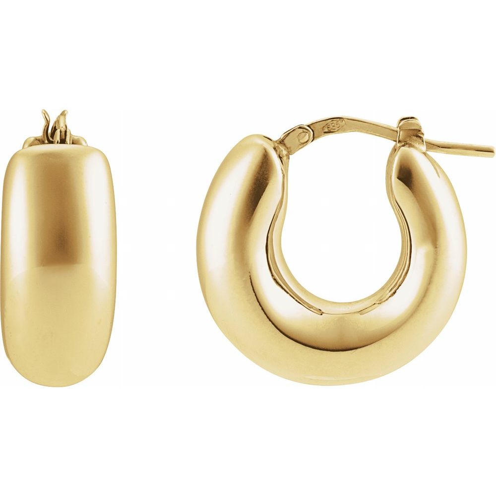 14K Hoop Earrings