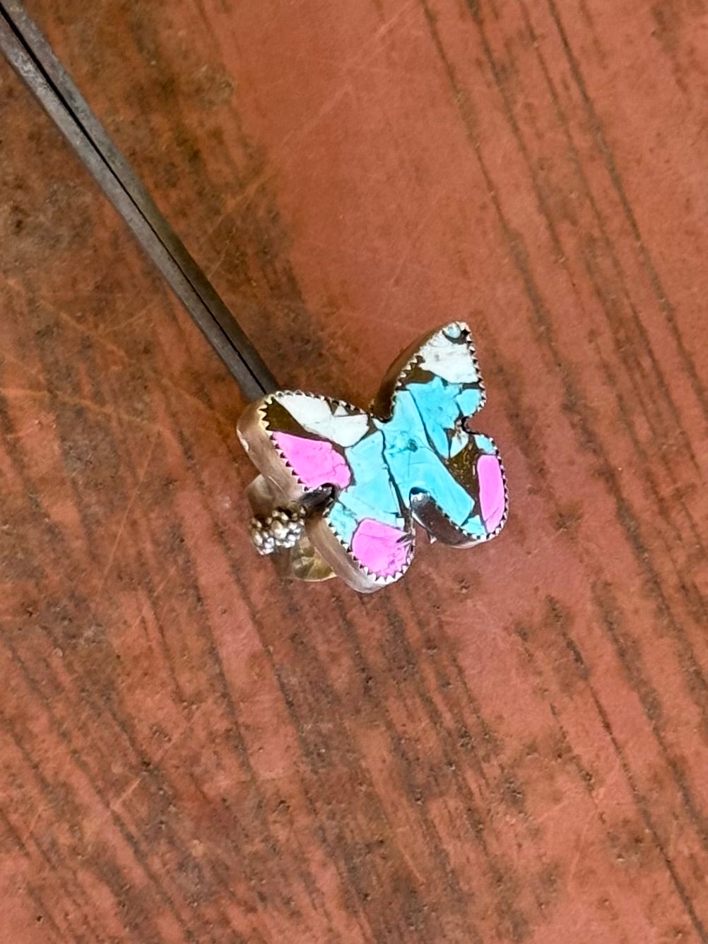 Butterfly Adjustable Size 7-9 Ring