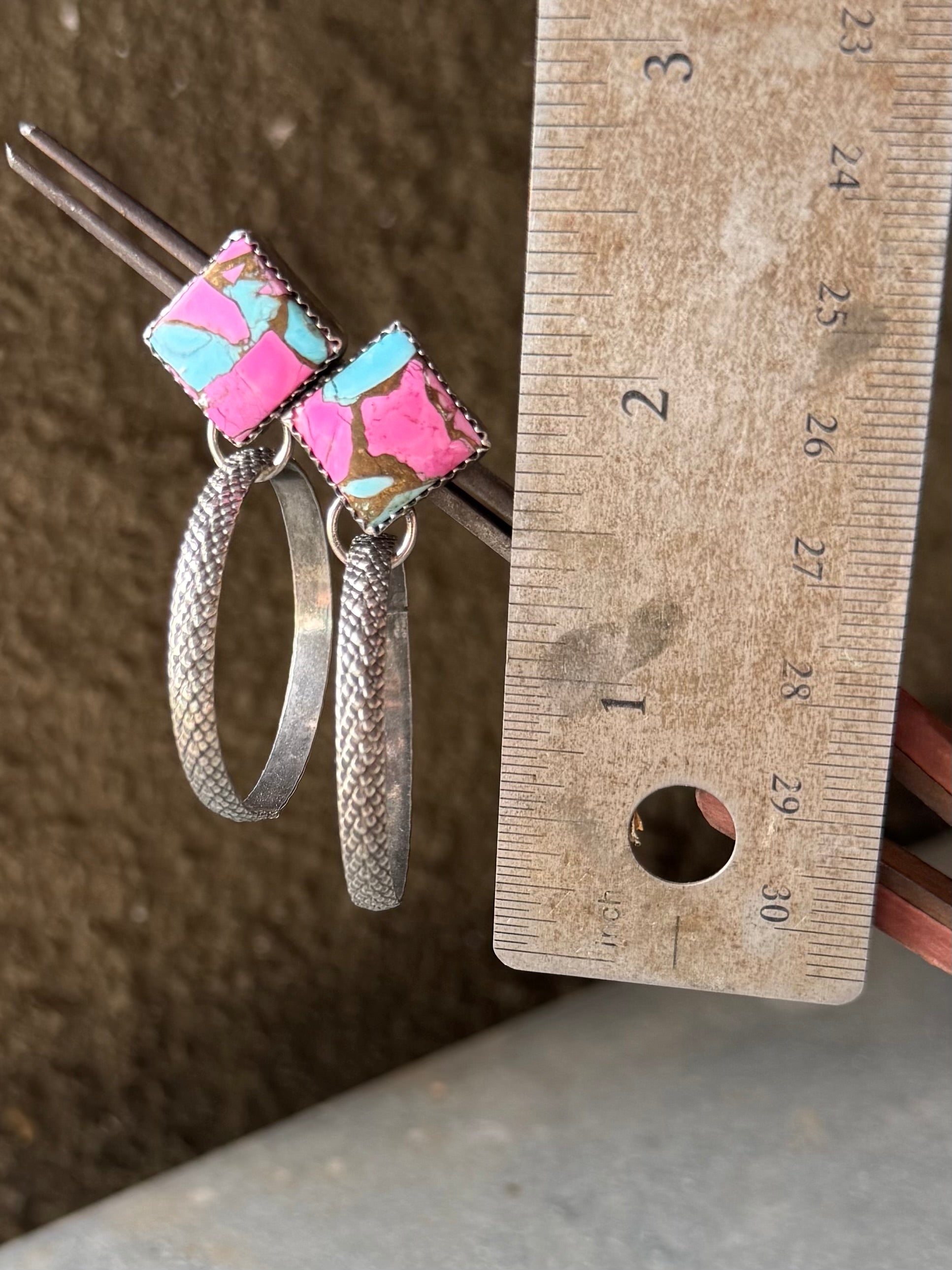 Cotton Candy Hoops