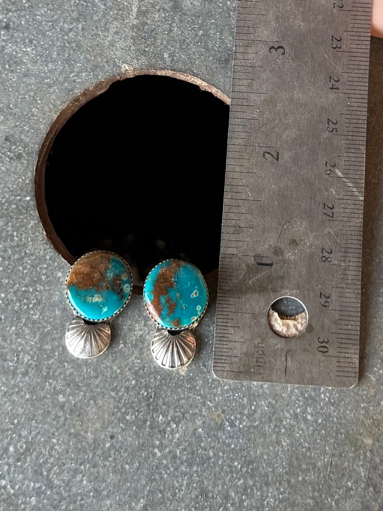 Royston Stamped Studs