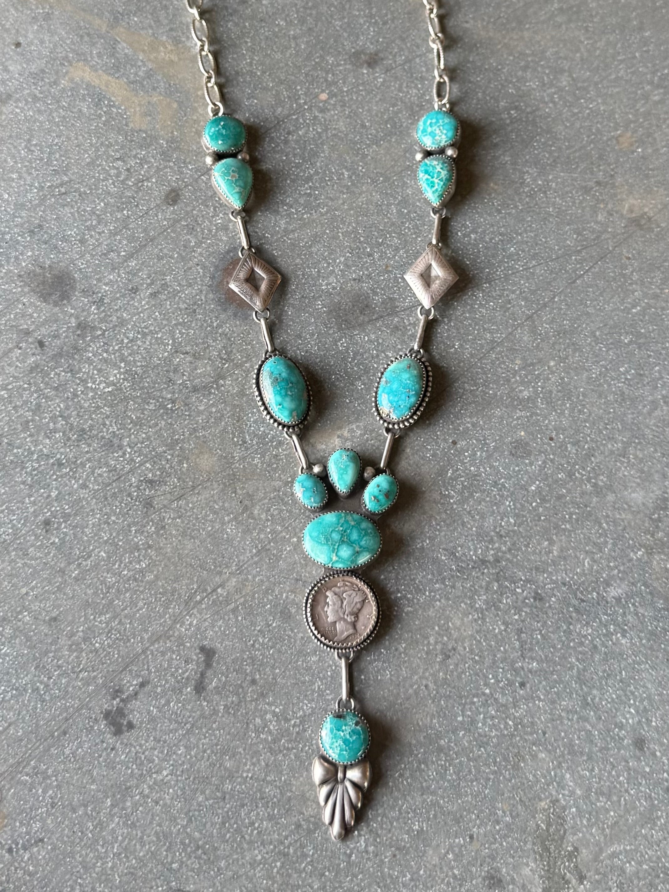 White Water Lariat Necklace