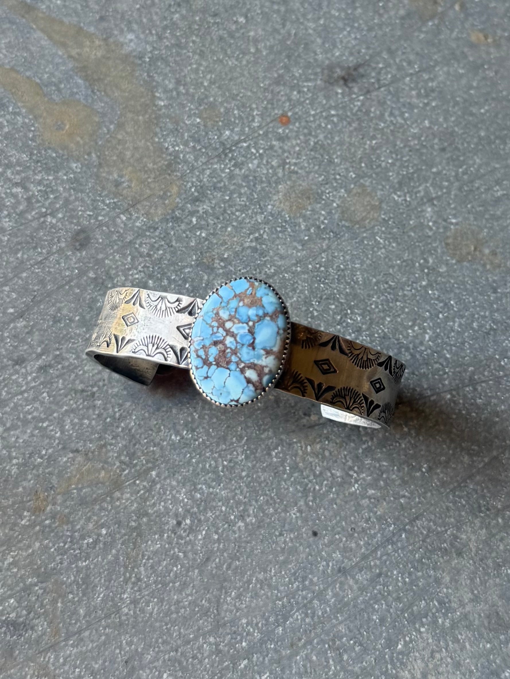 Stamped Golden Hills Cuff