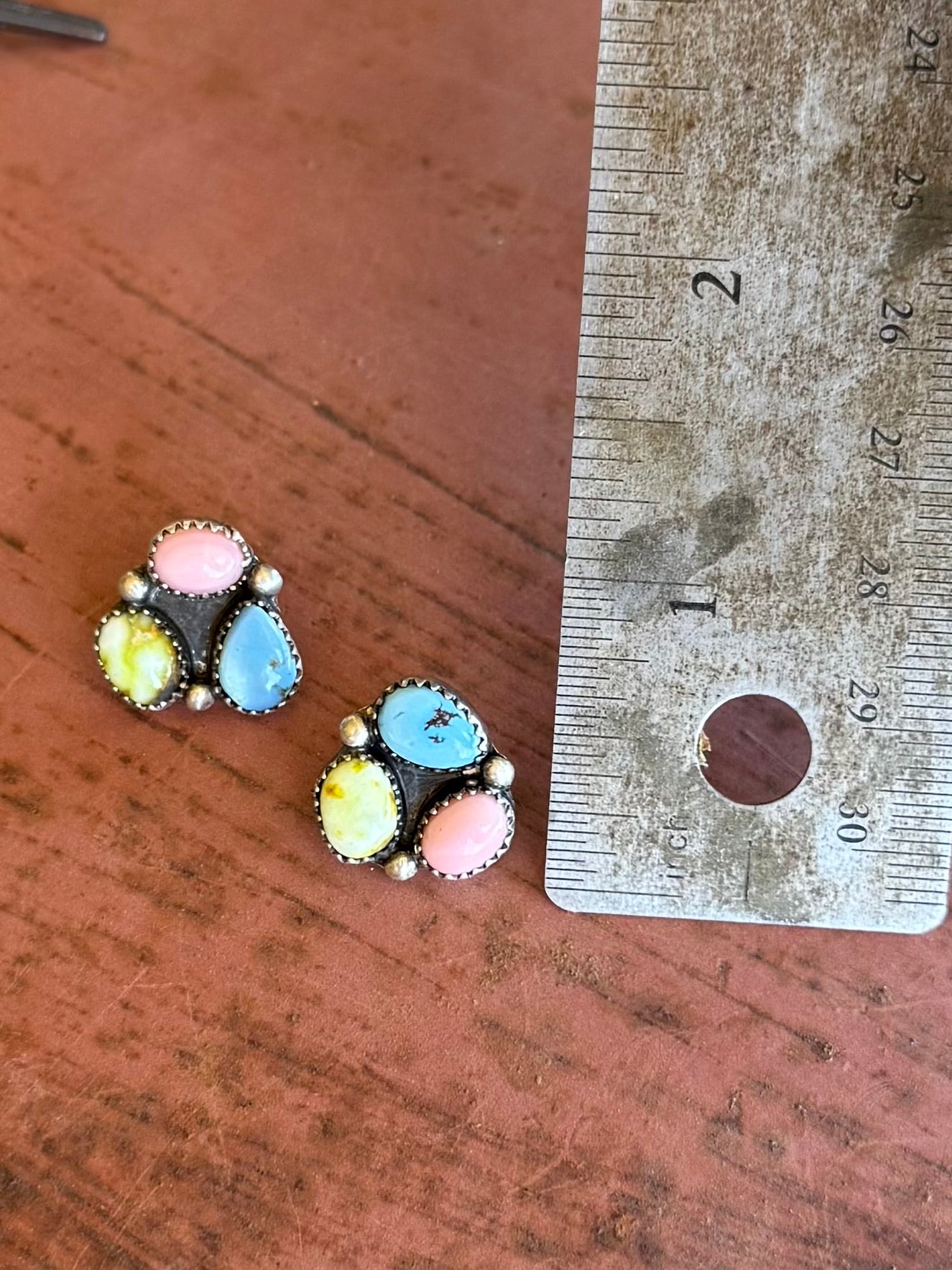 Mini Cowgirl Candy Cluster Studs
