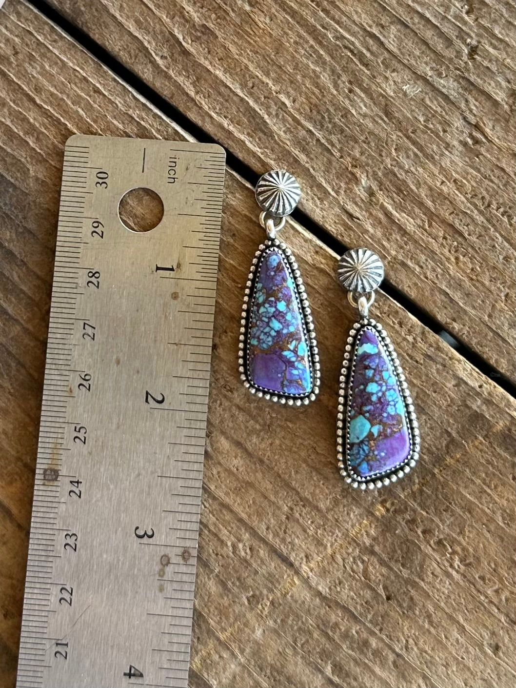 Purple Earrings