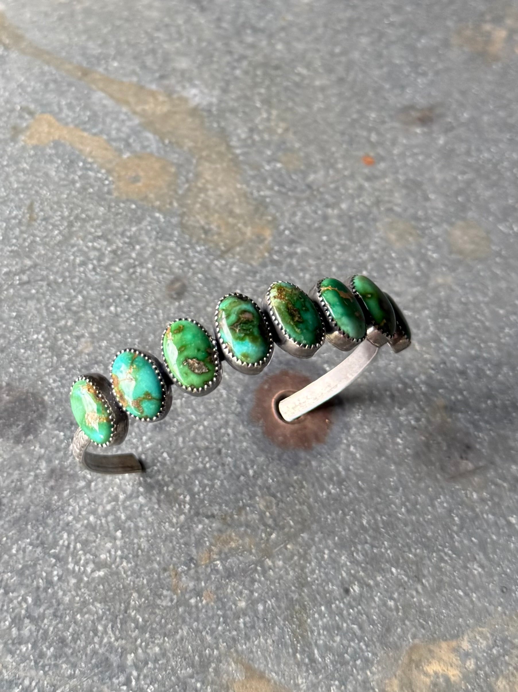 8 Stone Sonoran Gold Cuff