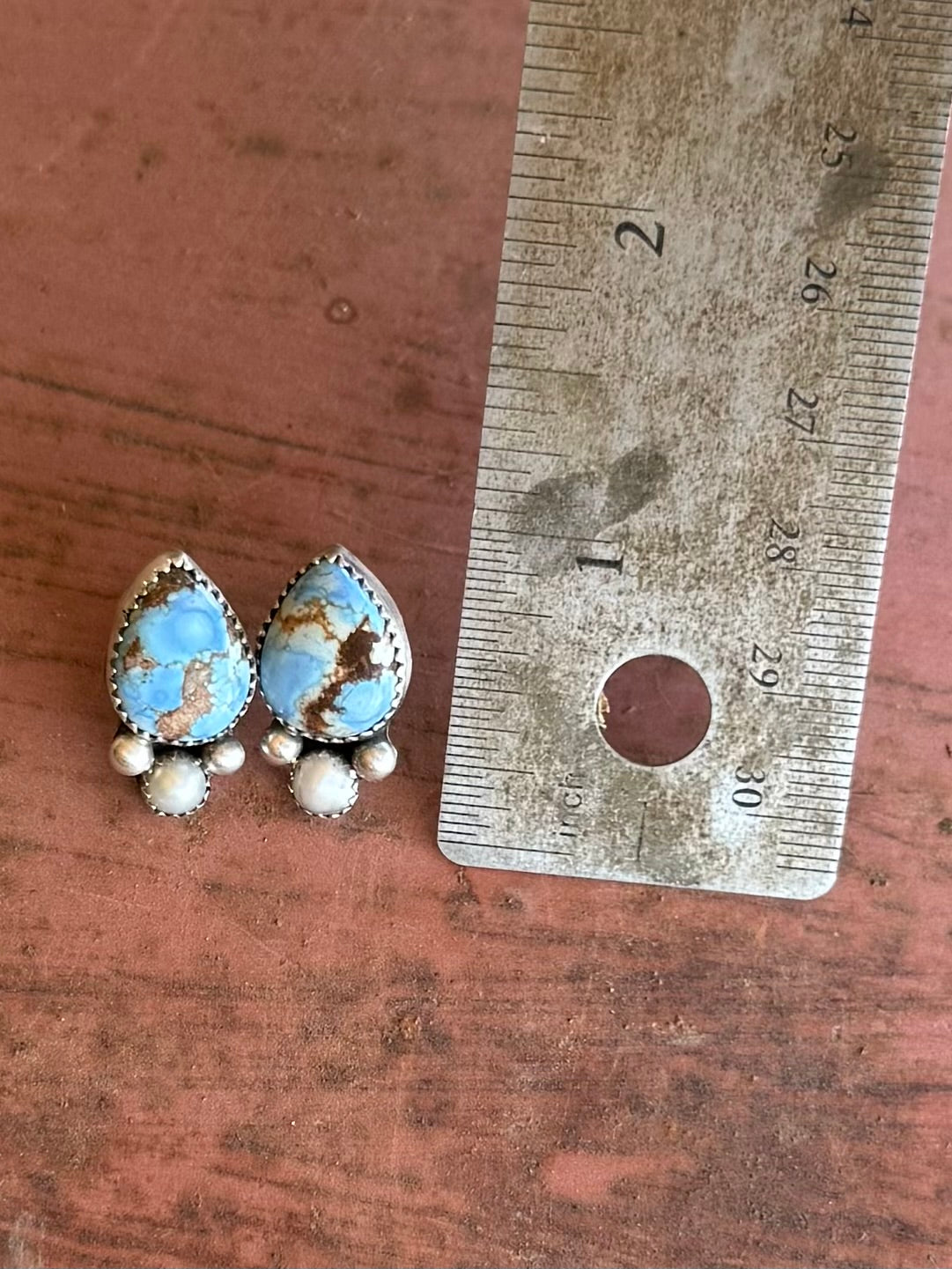 Golden Pearl Earrings