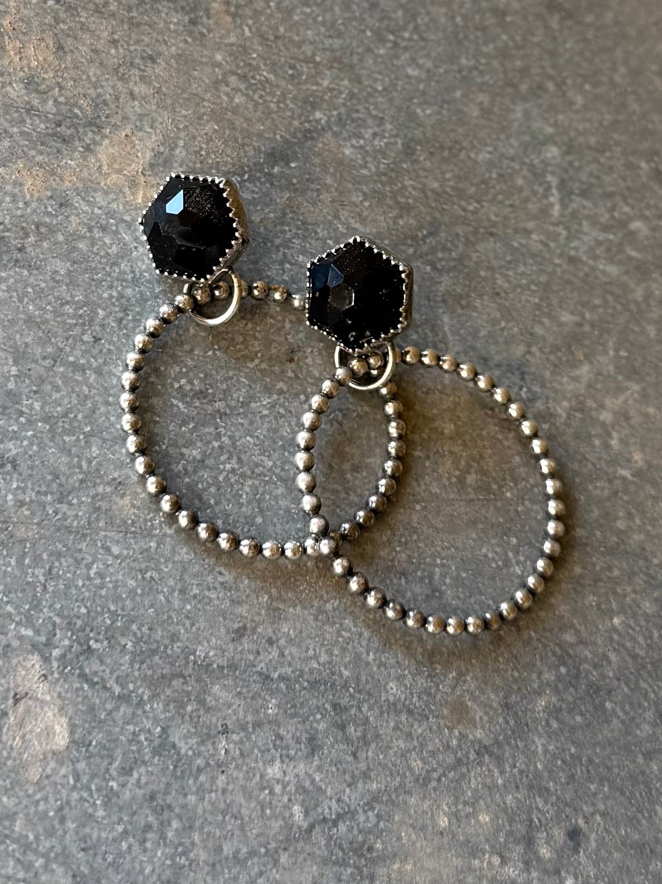 Onyx Mini Hoops