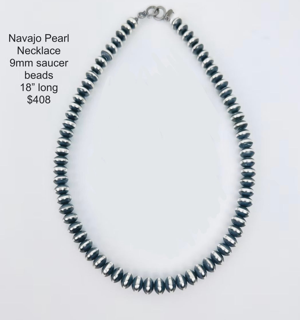 Navajo Pearls 9mm Saucer Beads - MTO