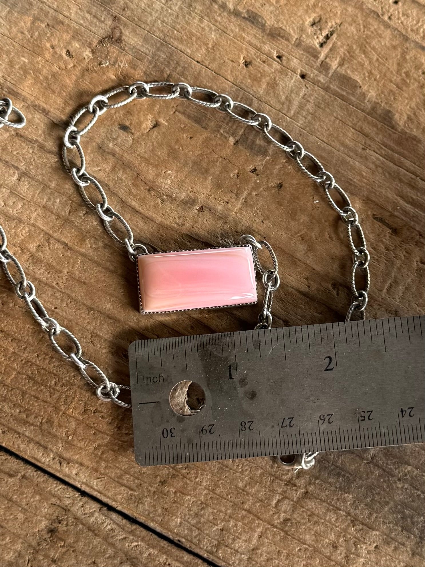 Pink Bar Necklace