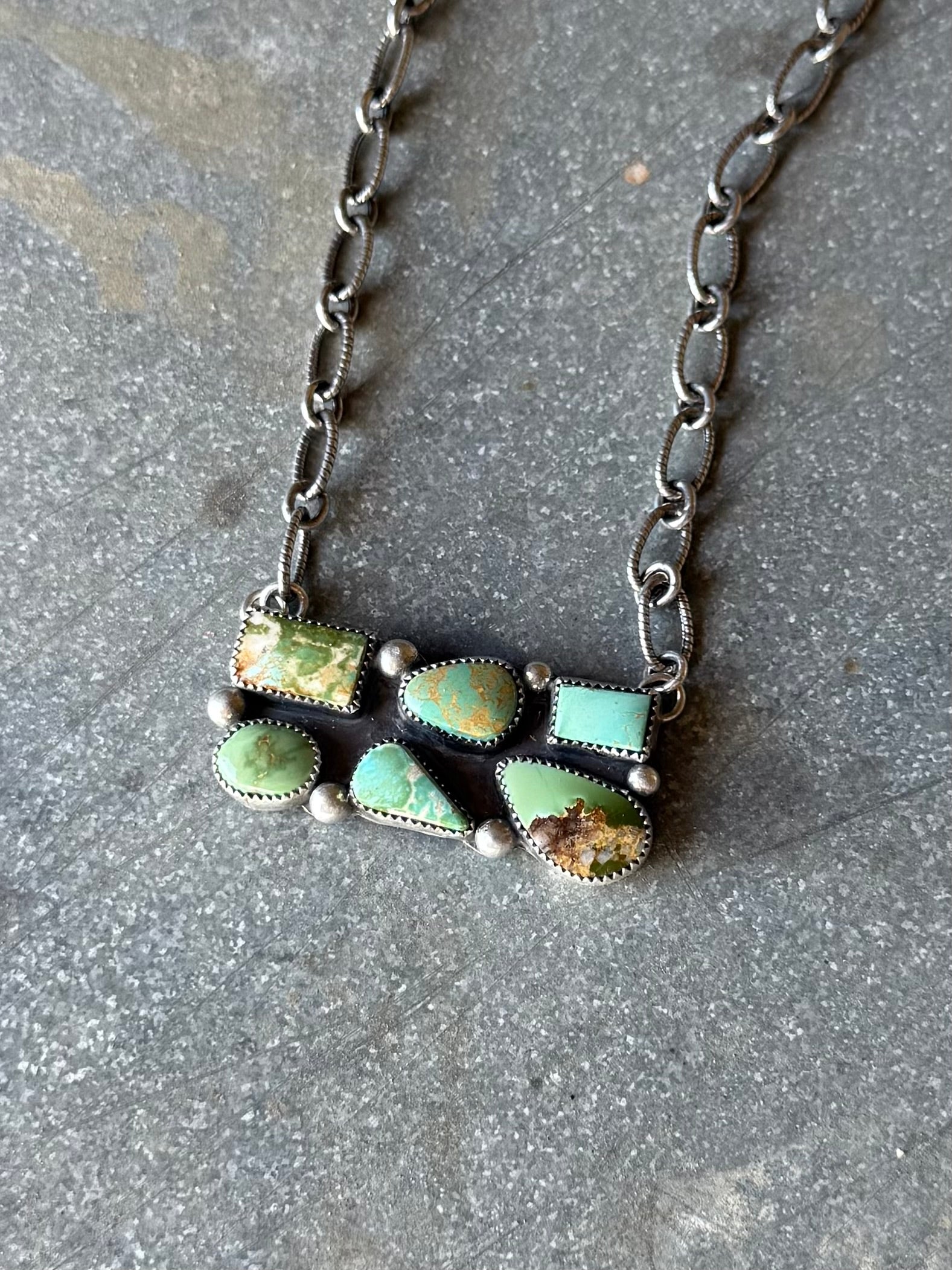 Green Bar Necklace