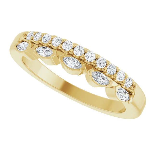 14K Anniversary Band