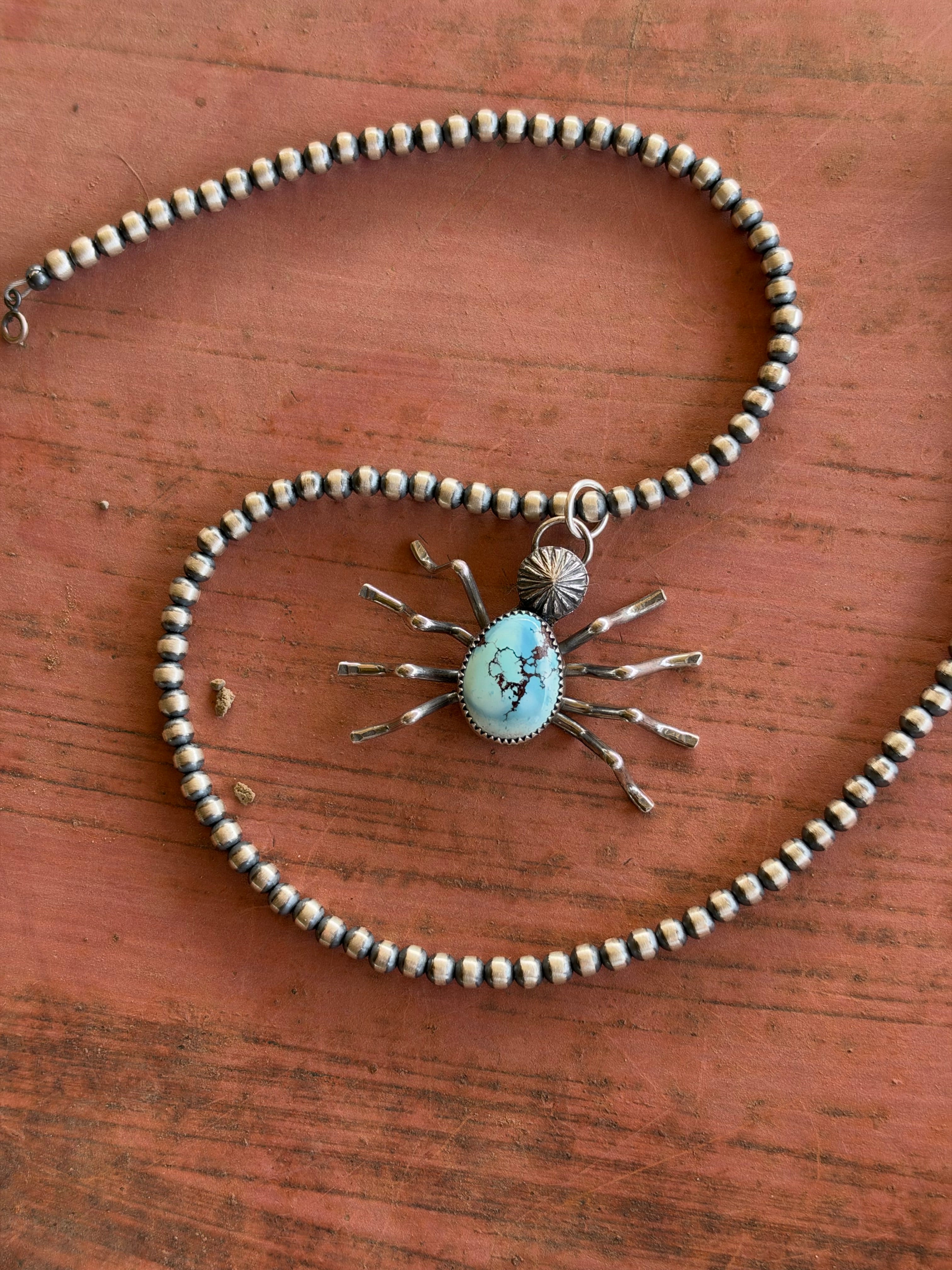 Golden Hills Spider Pendant