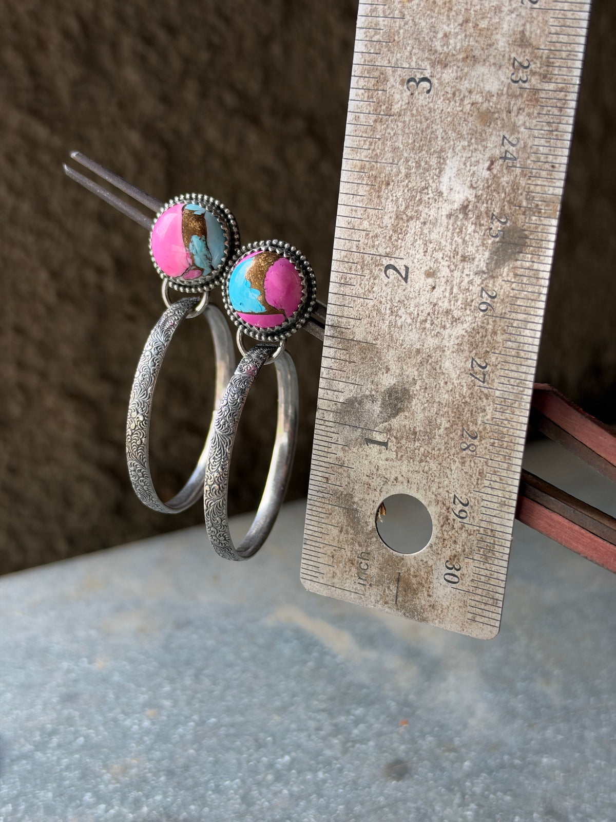 Cotton Candy Hoops